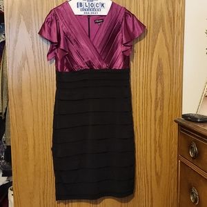 Signature by Sangria Pleated Dress